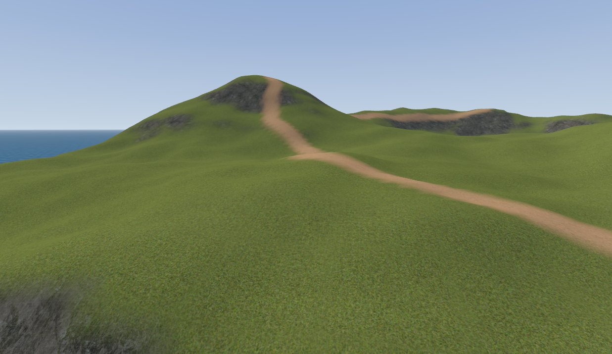 The path up close